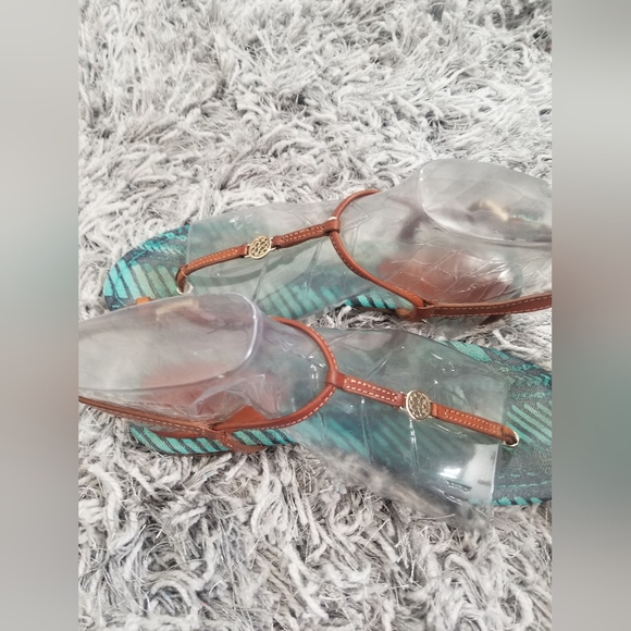 COACH SHIRLEY LEATHER HERITAGE Wrap flat WOMEN.....🙎‍♀️🥰😍 - Picture 7 of 7